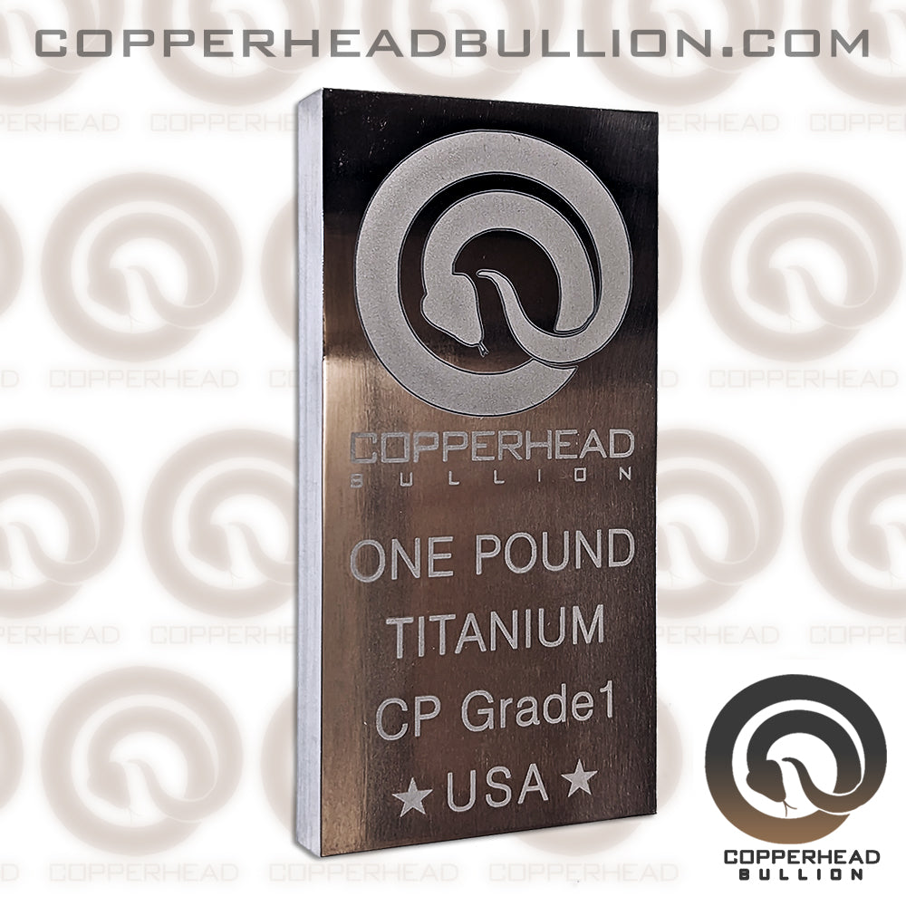 1 Pound Fine Titanium Bar - Copperhead Exclusive – Copperhead Bullion