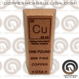 1 Pound Copper Trapezoid Bar - Element Design