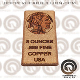 5 oz Copper Bar - US Coin Series Complete Set