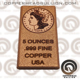 5 oz Copper Bar - US Coin Series Complete Set