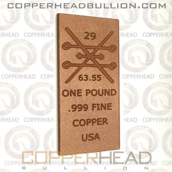 1 Pound Copper Bar - Alchemy Design