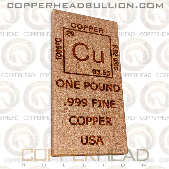 1 Pound Copper Bar - Element Design