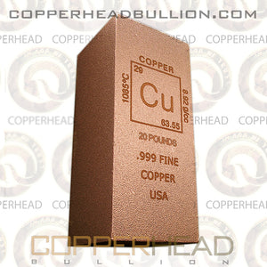 20 Pound Copper Bar - Element Design