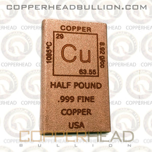 Half Pound Copper Bar - Element Design