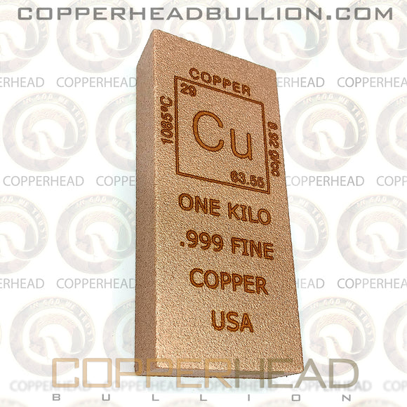 1 Kilo Copper Bar - Element Design