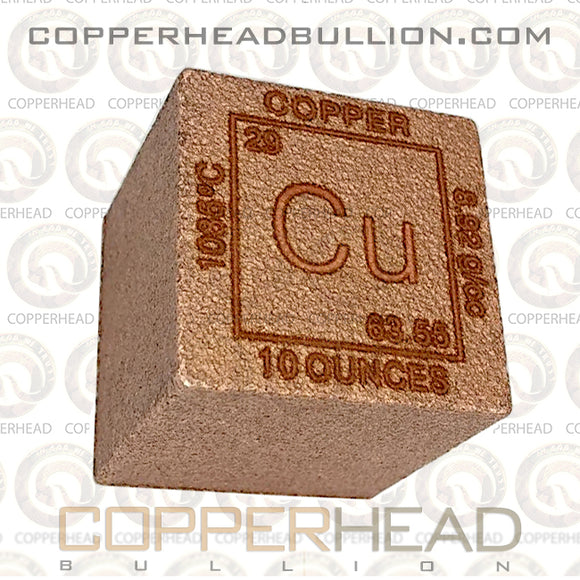 10 oz Copper Cube - Element Design